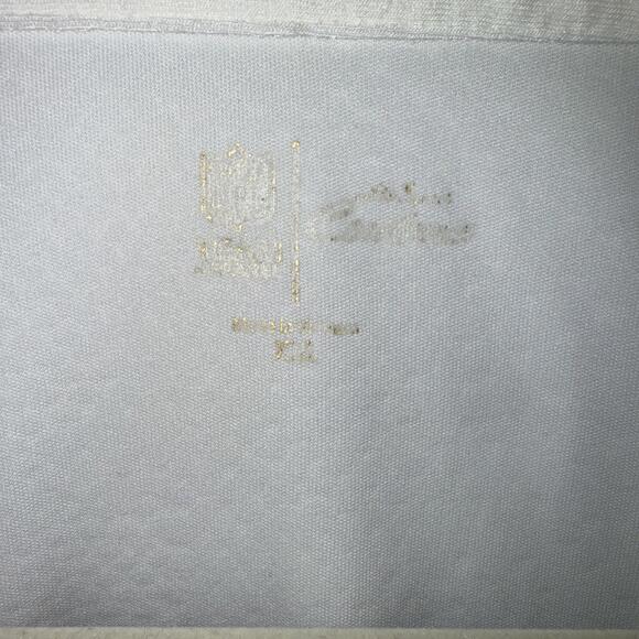 XXL Women’s Off White Gold Embroidered Long Sleeve NFL NY Jets Top - Picture 3 of 7